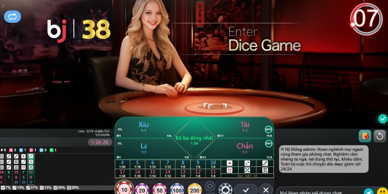 Giới thiệu khái quát về BJ38 game tài xỉu